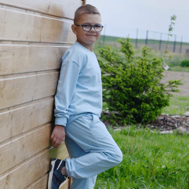 Spodnie Błękit nieba