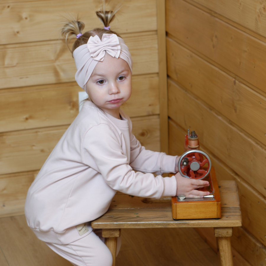 Bluza Pudrowy róż Classic - obrazek 2