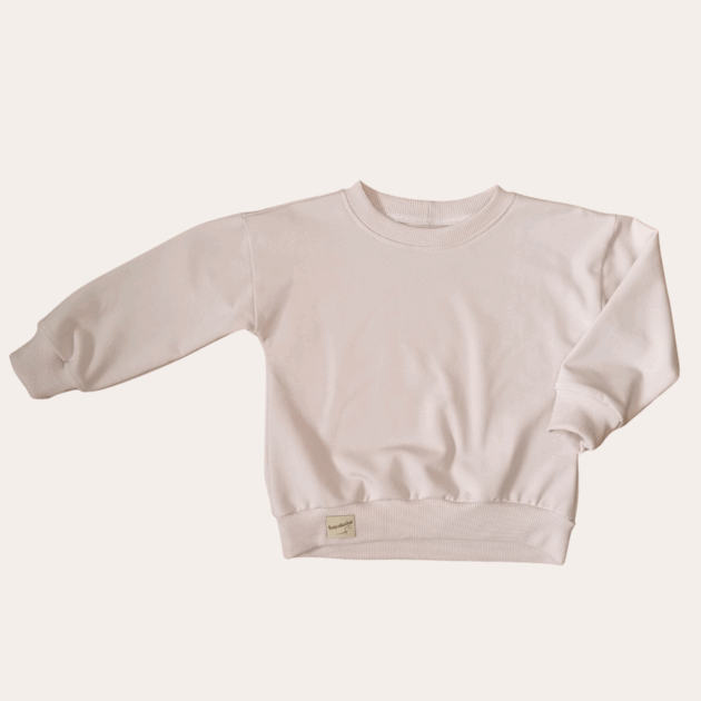 Bluza Pudrowy róż Oversize