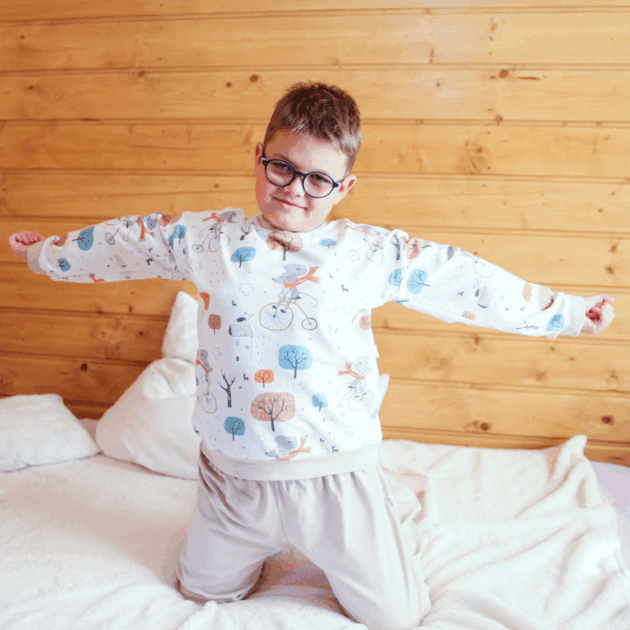 Piżama Myszy na rowerze