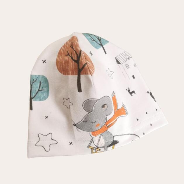 Czapka  Myszy na rowerze